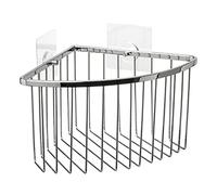 Tatay Estante de Ducha Rinconera Krom, 100% Inoxidable, de Latón Brass, Diseño Funcional, 5 Años de Garantía. Incluye Kit Quick & Fix. Medidas 20x20x13,5 cm