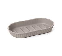 Tatay Jabonera de Baño Baobab, de Plástico, Libre de BPA, Taupe, Medidas 15 x 8,2 x 2,1 cm