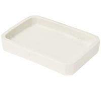 TATAY Jabonera de Baño Marble 12.3x8.4x2.3 cm Jabonera Colección Sobremesa | Jabonera Baño | Medidas 12.3x8.4x2.3 cm | Poliresina Resistente | Jabonera Colección Sobremesa, Marmol