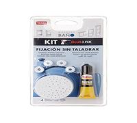 TATAY 4489901 - Kit de adhesivo + bases para fijación sin taladro de armarios de baño Tatay