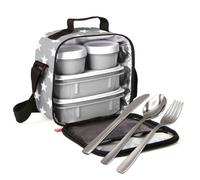 Tatay Kit Bolsa Térmica Porta Alimentos Urban Food Y Juego De Cubiertos. Stars Grey