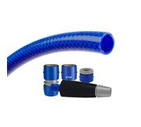 TATAY Kit de Manguera de Jardín Libre de BPA Libre de Cadmio | Kit Manguera Jardín | Longitud 15m | Blue Line | Equipada con Kit Completo | De Riego Soft-touch Anti-UVA | Uso Regular