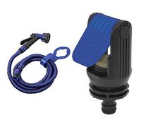 Tatay Kit Manguera Extensible Superflex de 7.5 m, Ligera, Pistola de Riego de 8 Posiciones + Aqua Control C2025 - Adaptador universal para grifos sin rosca