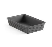 Tatay Organizador A5 Bohol, de Polipropileno, Libre de BPA, Plástico 100% Reciclado, Gris Antracita, Medidas 17 x 26 x 5,5 cm (Paquete de 6)