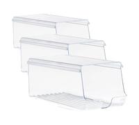 Tatay Organizador de Nevera Fresh 34,5x16,5x14 cm Diseño Apilable 11 Latas (Paquete de 3)