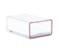 Tatay Organizador de Nevera Fresh Box Large 2,8 L 27x16x9 cm Diseño Modular | Organizador Nevera | Rejilla Descongelante | Diseño Apilable | Plástico Libre de BPA | Cajón Extraíble, Transparente