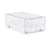 Tatay Hueveras para Frigorifico Fresh Box Eggs | Organizador Nevera con Cajón Extraíble | Capacidad 15 Huevos | Diseño Modular y Apilable | Plástico Libre de BPA | 27 x 16 x 9 cm, Transparente