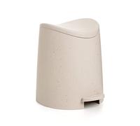 Tatay Papelera Baño con Pedal Estándar ECOHOME, 3L de Capacidad, de Polipropileno, Libre de BPA, Plástico 100% Reciclado. Medidas 19 x 21,8 x 22,1 cm