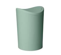 Tatay Papelera Baño con Tapa Basculante | Capacidad 6L | Diseño Compacto y Moderno | Material Resistente y Fácil de Limpiar | Fabricado en España | Medidas 19 x 19 x 28 cm - Verde