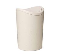 Tatay Papelera Baño con Tapa Basculante | Capacidad 6L | Diseño Compacto y Moderno | Material Resistente y Fácil de Limpiar | Fabricado en España | Medidas 19 x 19 x 28 cm - Ecohome