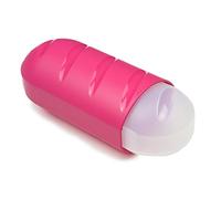 Tatay Porta Bocadillos y Alimentos, Extensible, Libre de BPA, Reutilizables, Apto Lavavajillas y Microondas, Congelacion hasta -40º, 1 Unidad, Color Rosa, Medidas 7,7 x 6,7 x 18-25 cm