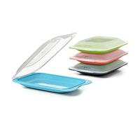 Tatay Porta Embutidos Fresh | 1 Unidad Mini | Tupper Embutido Nevera | Tapa Extraíble, Apilable | Apto Congelador, Microondas y Lavavajillas | Libre de BPA, 12 x 3,1 x 18 cm, Color Aleatorio