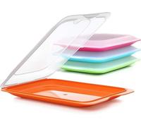 Tatay Porta Embutidos y Alimentos Fresh, Libre de BPA, Reutilizables, Apilables, Apto Lavavajillas y Microondas, Color Surtido, 1 unidad, Medidas 17 x 3.2 x 25.2 cm