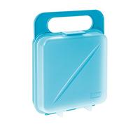 Tatay Porta Sandwich Fresh | 1 Unidad | Diseño Compacto, Reutilizable, Cierre Clip | Apto Congelador, Microondas y Lavavajillas | Libre de BPA | 14 x 4 x 18 cm, Azul Turquesa