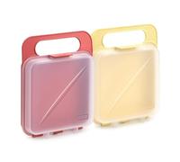 Tatay Porta Sándwich Fresh Set de 2 14x4x18 cm Libre de BPA Diseño Compacto