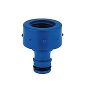 Tatay Racor de Grifo Hembra 1" Top Line, Conector Universal, Protección Solar, Fácil Instalación, Azul
