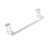 TATAY Soporte Toallas Baño Sin Taladro | Instalación Sin Herramientas | Aluminio 100% Inoxidable | Diseño Moderno | Incluye Almohadillas para Proteger el Mueble | 40x7x9,2cm - Modelo Flat - Cromado