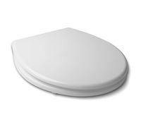 TATAY Asiento y Tapa de WC Basic - Universal Ovalado Blanco 36 x 4,8 x 46 cm