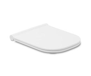 TATAY Tapa WC Universal Compatible con Gap Square Compact | Caída Amortiguada | Retirada Fácil | Inodoros Cuadrados | Termoplástico Resistente y Anti Bacterias | Diseño Slim - 34,5x43 cm - G-Compact