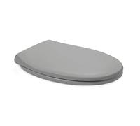 TATAY Tapa WC Universal Duroplast | Compatible con Inodoros Ovalados | Retirada Rápida | Gran Resistencia y Anti Bacteriana | Montaje Rápido y Fácil | Forma Ovalada - Modelo Comfort - Gris Claro