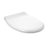 TATAY Tapa WC Universal Polo, de Termoplástico, Forma Ovalada, Fabricado en España, Blanco, Medidas 46 x 35.5 cm