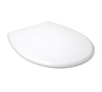 TATAY Tapa WC Universal Estándar, de Termoplástico, Forma Ovalada, Extraible, Fabricado en España, Blanco. Medidas 44,5 x 36,5 cm