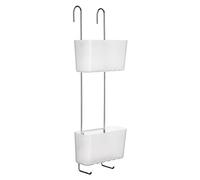 TATAY Standard Duo - Cesta de Ducha o bañera, Apto para Todo Tipo de mamparas, Color glacé