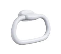 TATAY 6630701 - Olympia Aro toallero pequeño para baño, Plástico Polipropileno, Blanco, 20.50x6.30x14.00 cm