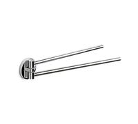 TATAY Toallero para el baño Colección Martins – Doble barra móvil, acero inoxidable 38 cm