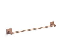 TATAY Toallero Grande Baño Sin Taladro con Sistema de Fijación 3M | Cómodo y Sin Taladrar | Acabado Mate y Elegante | 100% Inoxidable | Resistencia 10kg | 6 x 6,5 x 60 cm - Colección Kalo - Oro Rosa