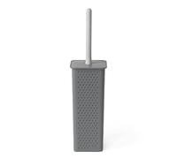 TATAY Escobilla de Baño Bohol, Fabricada con Materiales Reciclados, Cubeta con Interior de Polipropileno, Cepillo Negro, Libre de BPA.Gris Antracita. 9.6 x 9.6 x 37.5 cm