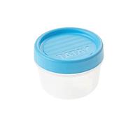 Tatay Tupper Hermético 0,2L Twist | Tapa de Rosca | Recipientes Herméticos Para Alimentos | Apto Microondas, Lavavajillas, Nevera, Congelador | Plástico Libre de BPA | 8,5x8,5x6 cm, Azul