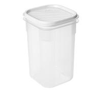 Tatay Fiambrera de Alimentos, Hermética, 1L de Capacidad, Tapa Flexible a Presión, Libre de BPA, Apto Microondas y Lavavajillas, Color Blanco. Medidas: 10 x 10 x 16.5 cm