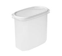 Tatay Fiambrera de Alimentos, Hermética, 2L de Capacidad, Tapa Flexible a Presión, Libre de BPA, Apto Microondas y Lavavajillas, Color Blanco, Medidas: 18.4 x 9.7 x 17.8 cm