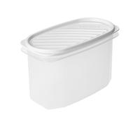 Tatay Tupper Hermético Top Flex 1,2 L Cierre Hermético Tapa a Presión | Tupper Hermético | Medidas 18,4x9,7x12,2 cm | Lavavajillas, Microondas, Nevera y Congelador | Plástico Libre de BPA, Blanco