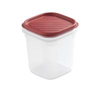 Tatay Tupper Hermético Top Flex 10x10x11,7 cm Plástico Libre de BPA | Tupper Hermético | Capacidad 0,7 L | Lavavajillas, Microondas, Nevera y Congelador | Cierre Hermético | Tapa a Presión, Rojo