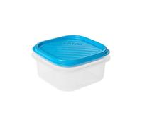 Tatay Tupper Hermético Top Flex 10x10x5,5 cm Plástico Libre de BPA | Tupper Hermético | Capacidad 0,3 L | Lavavajillas, Microondas, Nevera y Congelador | Cierre Hermético | Tapa a Presión, Azul