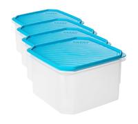 Tatay Tupper Hermético Top Flex 18,5x18,5x12,2 cm Plástico Libre de BPA (Paquete de 4)