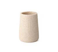 TATAY Vaso Colección Sobremesa Saigón, de Poliresina, Beige, Medidas 7,7 x 7,7 x 10,3