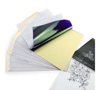 TATELF 120 Hojas Papel de Transferencia de Tatuajes, A4 Papel Calco Tatuaje de 4 Capas, Tattoo Transfer Paper de Grafito para Tattoo Impresora máquina
