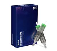 TATELF 20 cartuchos de tatuaje agujas desechables cartuchos profesionales 1209RM estándar redondo Magnum para accesorios de tatuaje cartuchos de máquina plumas