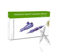 TATELF Tattoo Cartridge Needles - 10pcs Sterilized Screw Needles 4F for Permanent Makeup Machine Tattoo Eyebrow Eyeliner Lip Contour