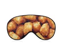 Tater TOT Soft Eye Mask Cover Sombreado eficaz Blindfold Comfort Sleep Mask con correa elástica ajustable