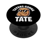Taters Gonna Tate Funny Tater Tot Juego de Palabras PopSockets PopGrip Adhesivo