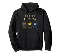 Taters Po-ta-Toes Hervir Em Mash Em Stick Em en un Guiso Divertido Sudadera con Capucha