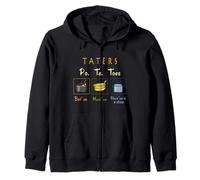 Taters Po-ta-Toes Hervir Em Mash Em Stick Em en un Guiso Divertido Sudadera con Capucha