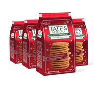 Tate's Bake Shop Gingersnap Cookies, galletas navideñas de edición limitada, 4 bolsas de 7 onzas