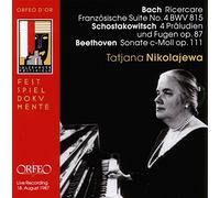 Tatiana Nikolaïeva joue Bach, Beethoven et Chostakovitch.