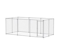 TATIVALO Recinto libre para animales pequeños, conejos y gallinas - Jaula de metal resistente con marco de acero galvanizado, resistente a los depredadores, resistente a los rayos UV, ideal para