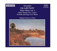 Tatjana Franova GLAZUNOV: Piano Music, Vol. 3 (CD) (Importación USA)